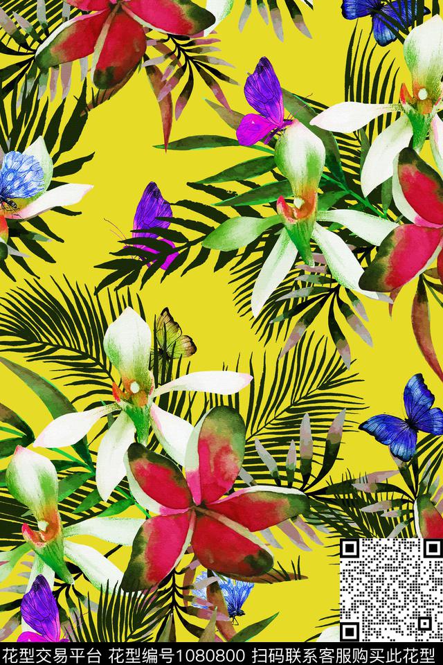 秋冬华亿平台数码华亿平台花卉数码印花华亿平台下载（图片编号: 1080800） - 瓦栏（Walan）