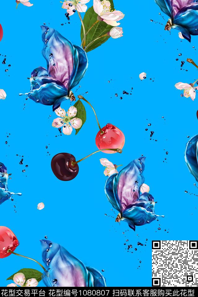 秋冬华亿平台数码华亿平台花卉数码印花华亿平台下载（图片编号: 1080807） - 瓦栏（Walan）