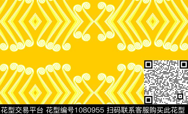 趣味抽象潮牌数码印花华亿平台下载（图片编号: 1080955） - 瓦栏（Walan）