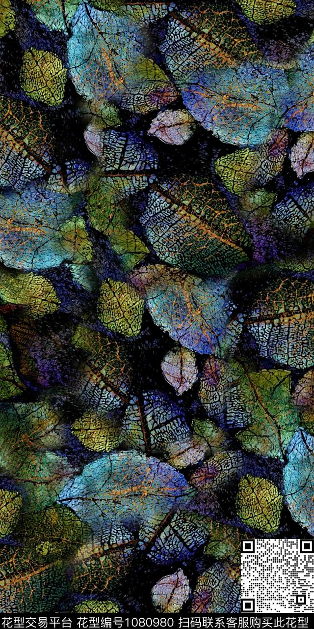 炫彩肌理抽象数码印花华亿平台下载（图片编号: 1080980） - 瓦栏（Walan）