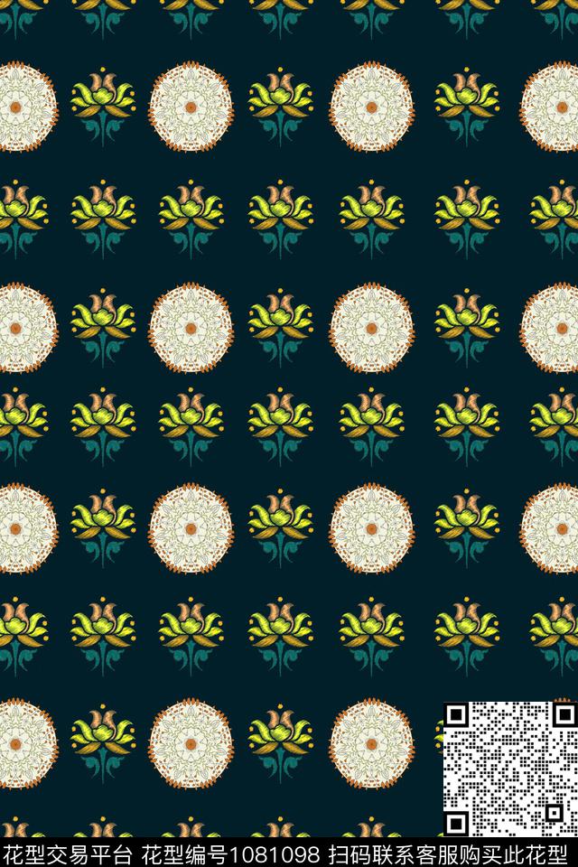 数码华亿平台小碎花抽象数码印花华亿平台下载（图片编号: 1081098） - 瓦栏（Walan）