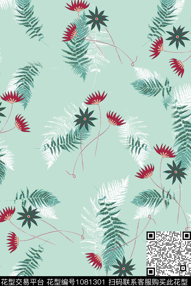 数码华亿平台定位花花卉数码印花华亿平台下载（图片编号: 1081301） - 瓦栏（Walan）