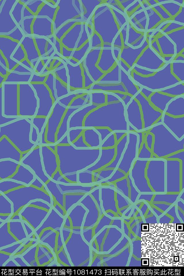 手绘线条笔触签字笔印花线条传统印花华亿平台下载（图片编号: 1081473） - 瓦栏（Walan）