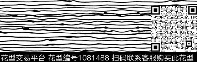 黑白条纹传统华亿平台线条画传统印花华亿平台下载（图片编号: 1081488） - 瓦栏（Walan）