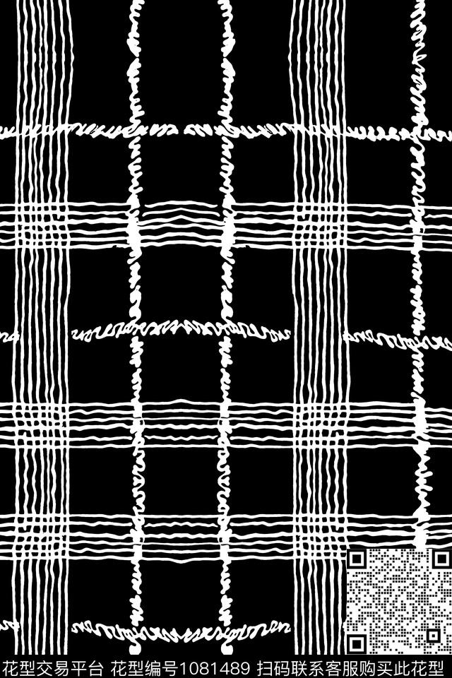 传统华亿平台格子线条传统印花华亿平台下载（图片编号: 1081489） - 瓦栏（Walan）