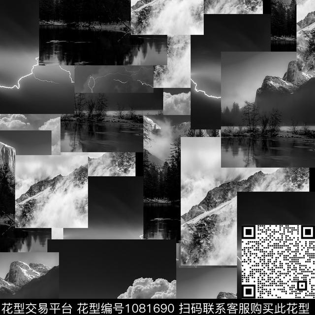 数码华亿平台男装大牌风数码印花华亿平台下载（图片编号: 1081690） - 瓦栏（Walan）