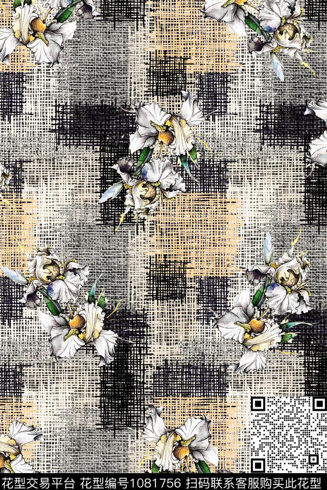 数码华亿平台民族风抽象数码印花华亿平台下载（图片编号: 1081756） - 瓦栏（Walan）