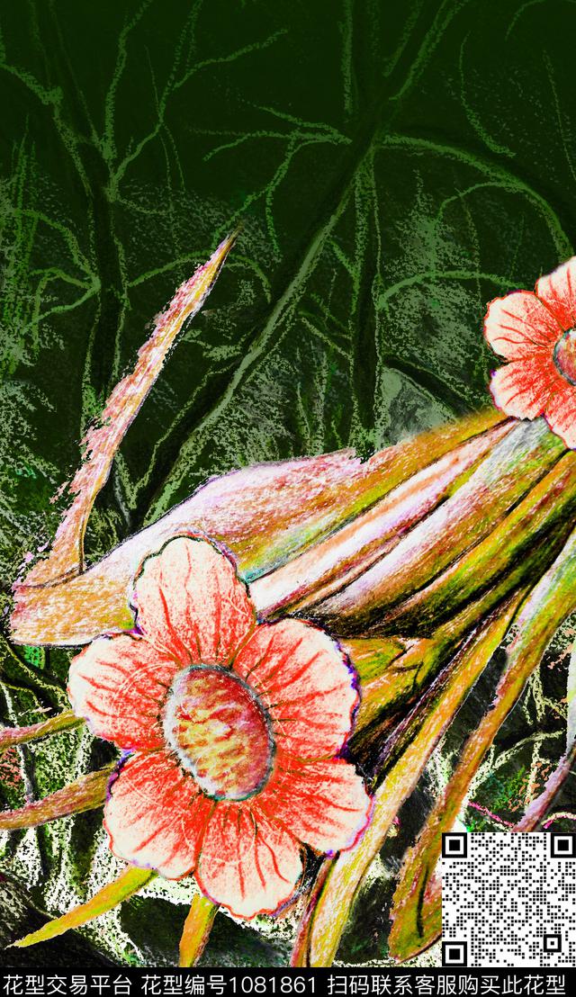 民族风定位花中老年数码印花华亿平台下载（图片编号: 1081861） - 瓦栏（Walan）