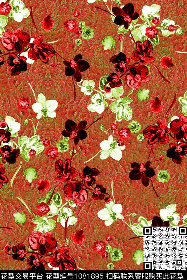 数码华亿平台肌理花卉数码印花华亿平台下载（图片编号: 1081895） - 瓦栏（Walan）