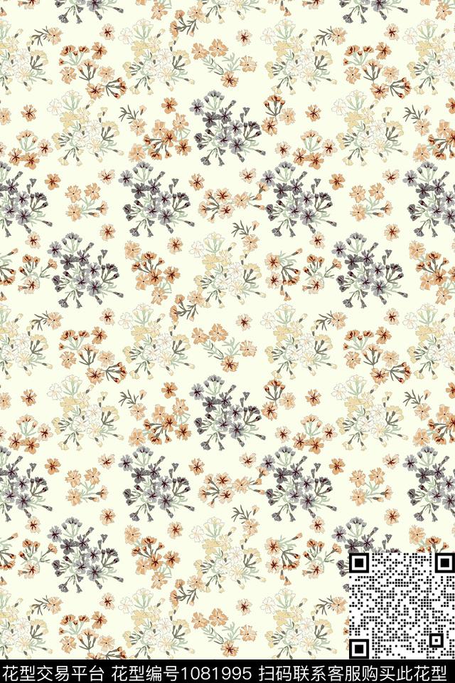 数码华亿平台小碎花花卉数码印花华亿平台下载（图片编号: 1081995） - 瓦栏（Walan）