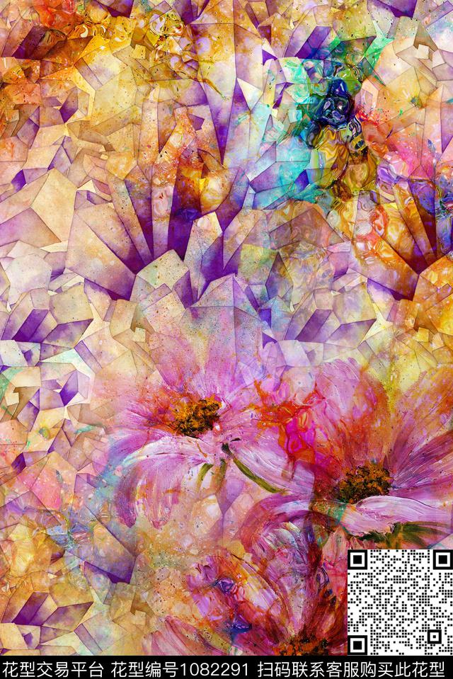 数码华亿平台定位花花卉数码印花华亿平台下载（图片编号: 1082291） - 瓦栏（Walan）