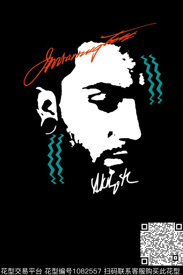 人物大牌男装时尚潮牌传统印花华亿平台下载（图片编号: 1082557） - 瓦栏（Walan）