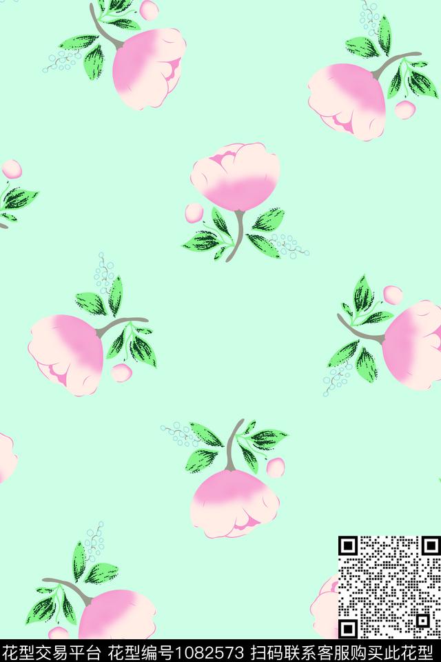 数码华亿平台春夏华亿平台小碎花数码印花华亿平台下载（图片编号: 1082573） - 瓦栏（Walan）