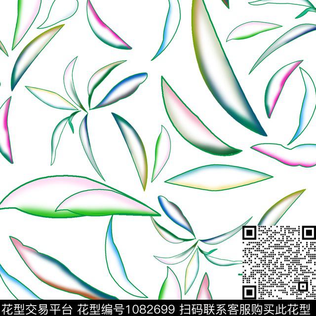 数码华亿平台抽象花卉手绘花卉数码印花华亿平台下载（图片编号: 1082699） - 瓦栏（Walan）