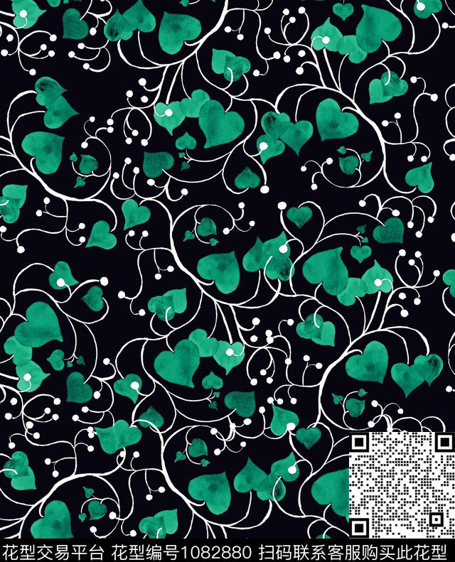 数码华亿平台小碎花大牌风数码印花华亿平台下载（图片编号: 1082880） - 瓦栏（Walan）