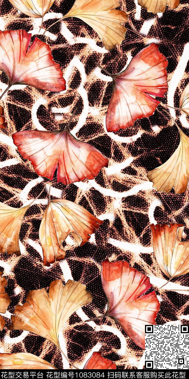 数码华亿平台民族风抽象数码印花华亿平台下载（图片编号: 1083084） - 瓦栏（Walan）