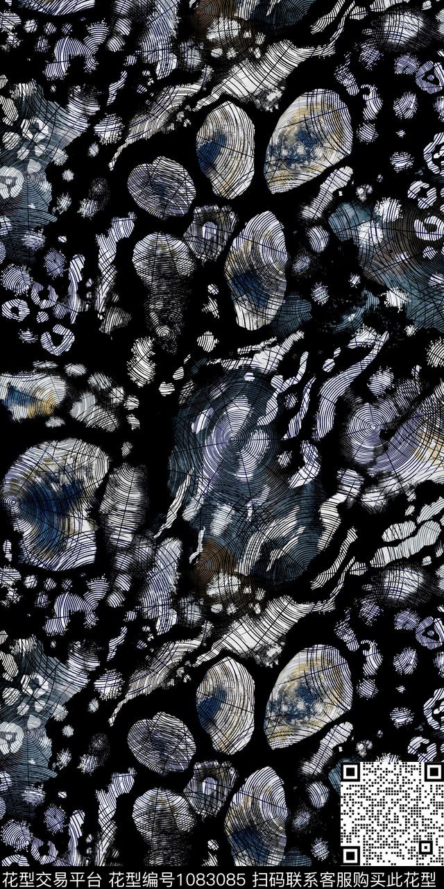 数码华亿平台民族风抽象数码印花华亿平台下载（图片编号: 1083085） - 瓦栏（Walan）