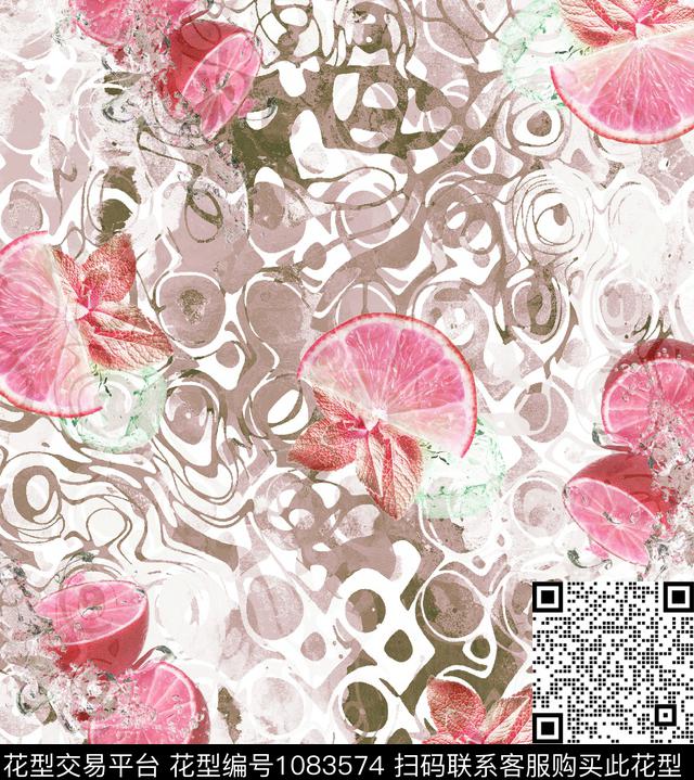 春夏华亿平台男装水果数码印花华亿平台下载（图片编号: 1083574） - 瓦栏（Walan）