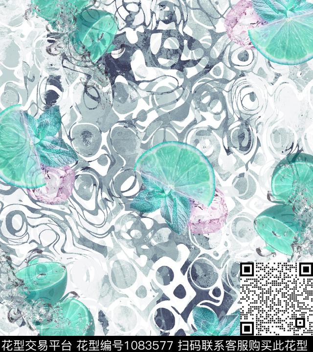 春夏华亿平台男装水果数码印花华亿平台下载（图片编号: 1083577） - 瓦栏（Walan）