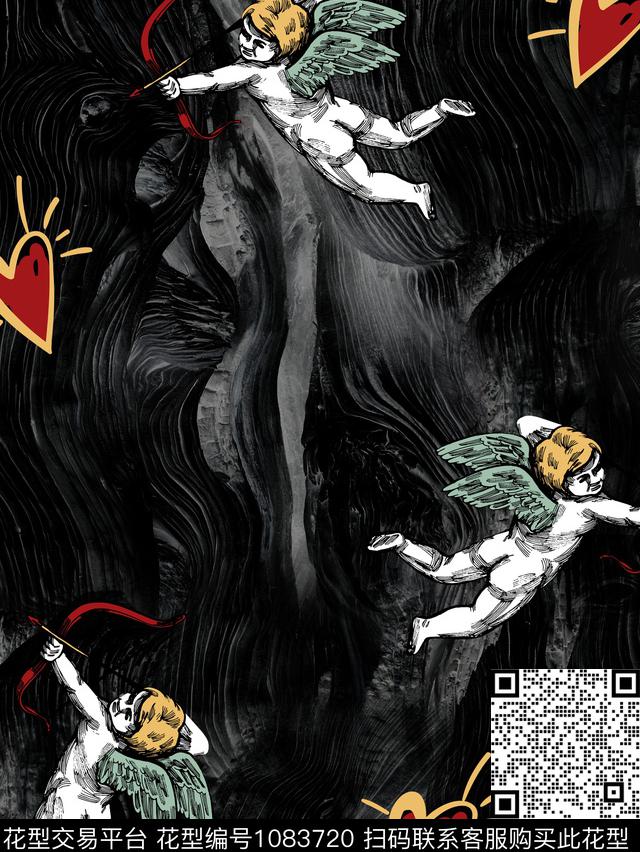 数码华亿平台天使大牌风数码印花华亿平台下载（图片编号: 1083720） - 瓦栏（Walan）