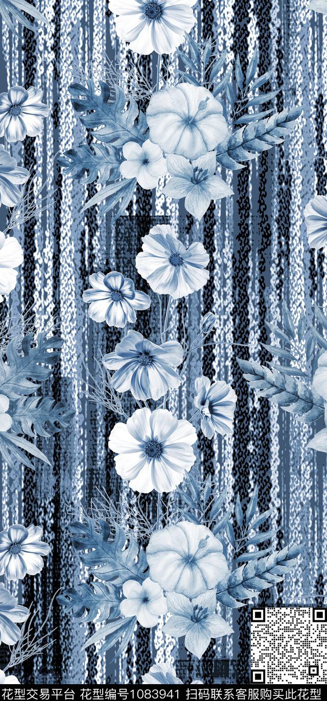 数码华亿平台花卉女装数码印花华亿平台下载（图片编号: 1083941） - 瓦栏（Walan）