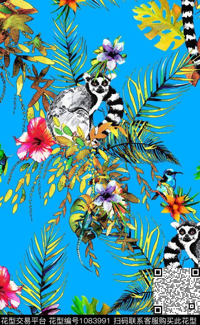 数码华亿平台春夏华亿平台花卉数码印花华亿平台下载（图片编号: 1083991） - 瓦栏（Walan）