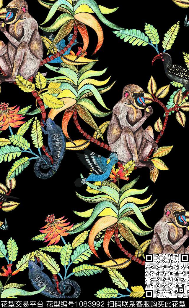 数码华亿平台春夏华亿平台大牌风数码印花华亿平台下载（图片编号: 1083992） - 瓦栏（Walan）