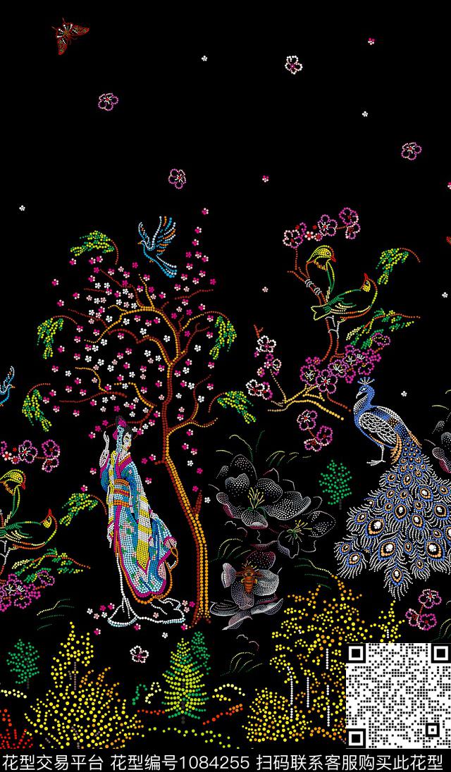 定位花风景景观滴塑烫金数码印花华亿平台下载（图片编号: 1084255） - 瓦栏（Walan）