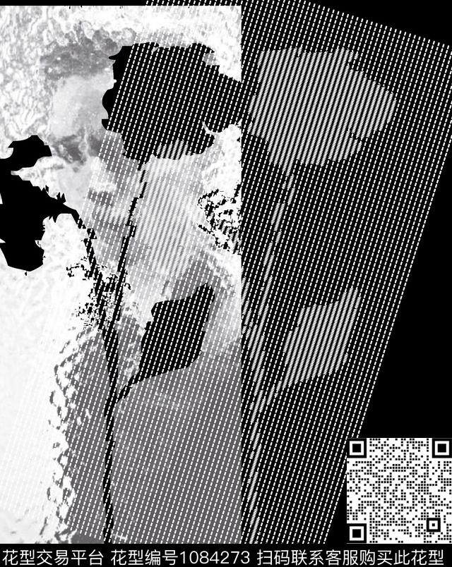 抽象人物男装传统印花华亿平台下载（图片编号: 1084273） - 瓦栏（Walan）