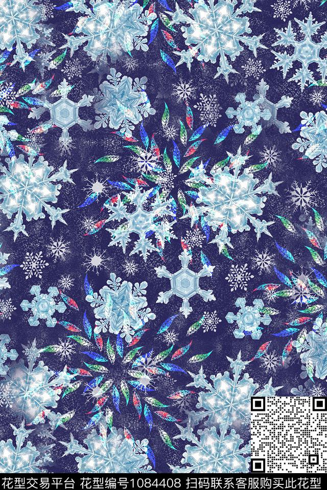 数码华亿平台星空雪花数码印花华亿平台下载（图片编号: 1084408） - 瓦栏（Walan）