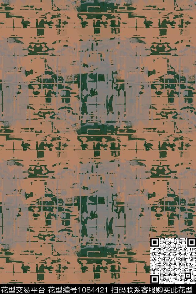迷彩径庭迷彩男装休闲花卉数码印花华亿平台下载（图片编号: 1084421） - 瓦栏（Walan）