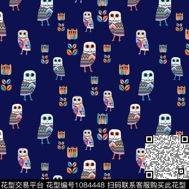 卡通动物休闲童装数码印花华亿平台下载（图片编号: 1084448） - 瓦栏（Walan）