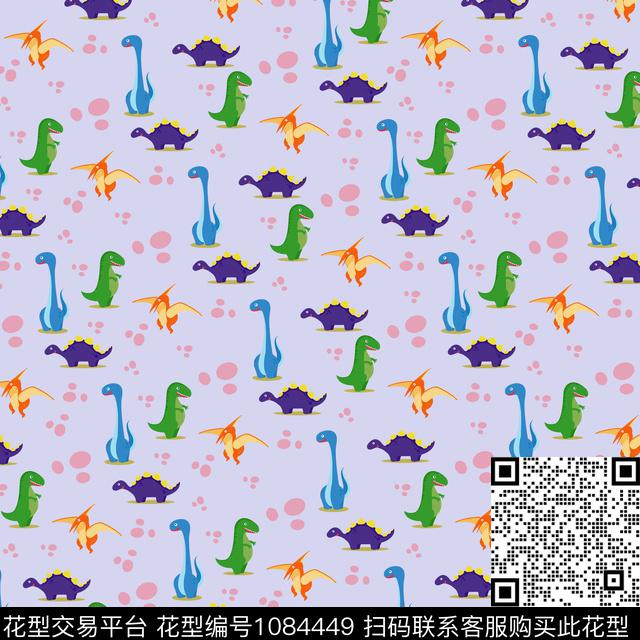 卡通动物休闲童装数码印花华亿平台下载（图片编号: 1084449） - 瓦栏（Walan）