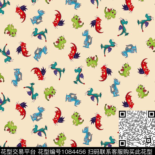 卡通动物休闲童装数码印花华亿平台下载（图片编号: 1084456） - 瓦栏（Walan）