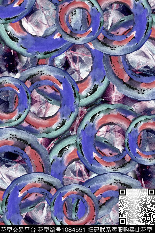 男装几何大牌风数码印花华亿平台下载（图片编号: 1084551） - 瓦栏（Walan）