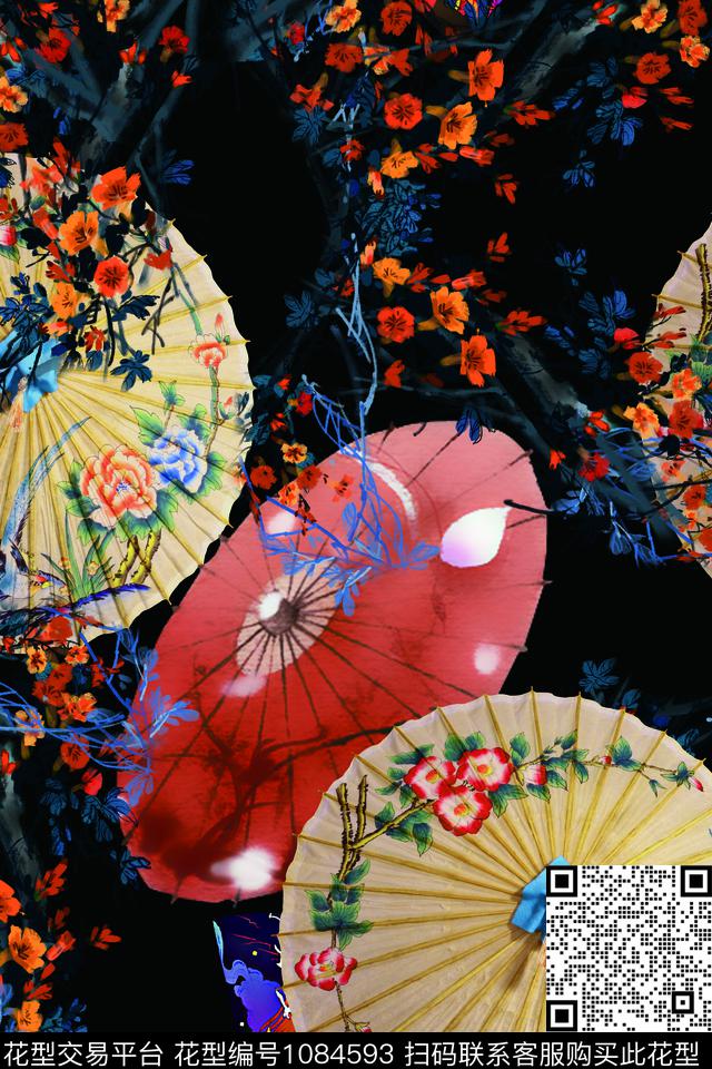 数码华亿平台小碎花中国风数码印花华亿平台下载（图片编号: 1084593） - 瓦栏（Walan）