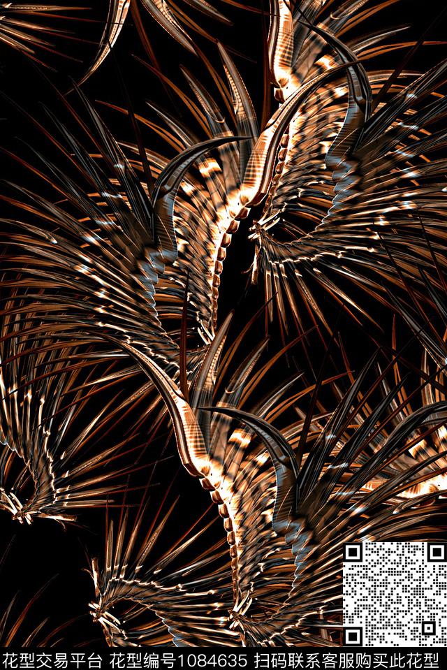 数码华亿平台抽象男装数码印花华亿平台下载（图片编号: 1084635） - 瓦栏（Walan）