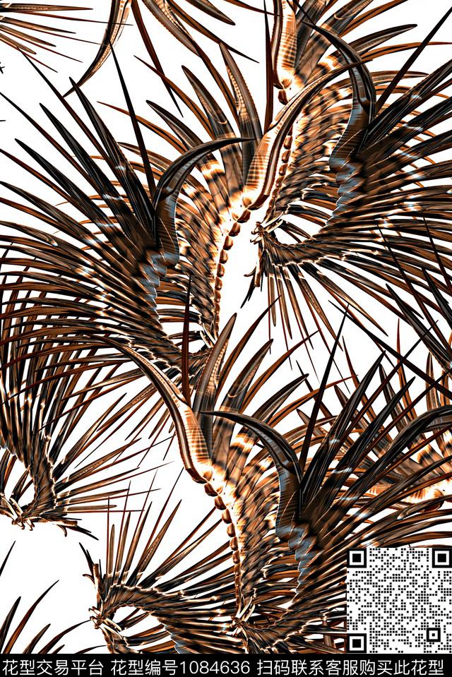 数码华亿平台抽象男装数码印花华亿平台下载（图片编号: 1084636） - 瓦栏（Walan）