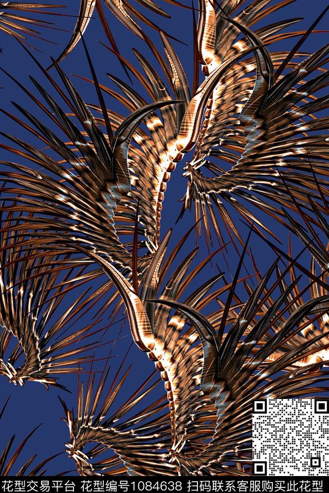 数码华亿平台抽象男装数码印花华亿平台下载（图片编号: 1084638） - 瓦栏（Walan）