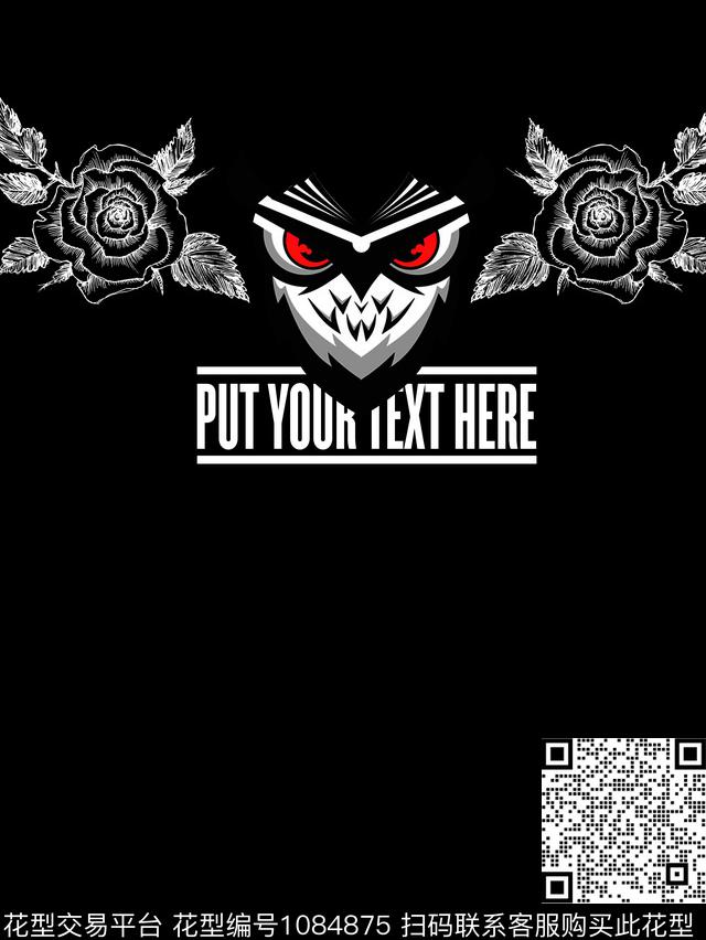 猫头鹰CNC原创数码印花华亿平台下载（图片编号: 1084875） - 瓦栏（Walan）