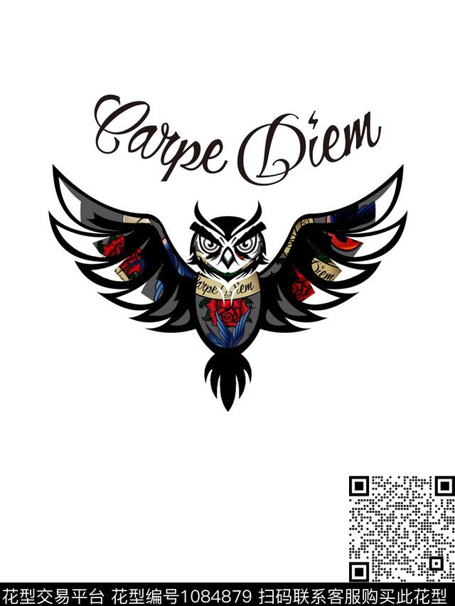 猫头鹰大牌风CNC数码印花华亿平台下载（图片编号: 1084879） - 瓦栏（Walan）