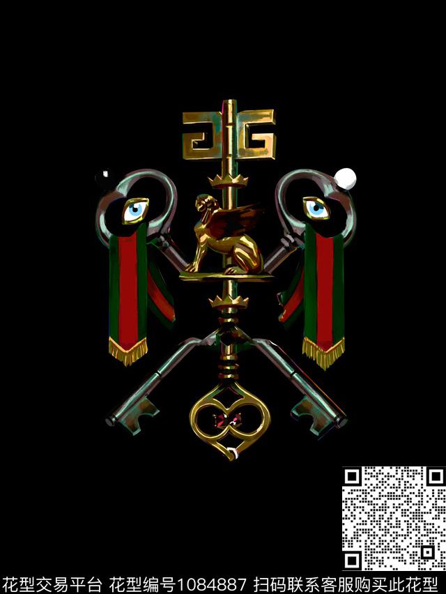 GUCCI原创大牌风数码印花华亿平台下载（图片编号: 1084887） - 瓦栏（Walan）