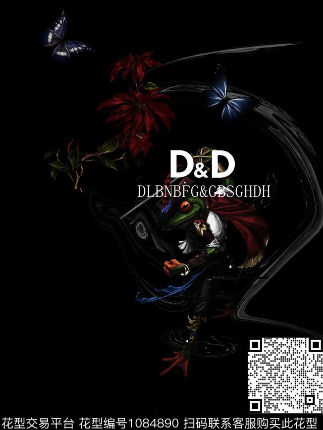 青蛙热带华亿平台原创数码印花华亿平台下载（图片编号: 1084890） - 瓦栏（Walan）