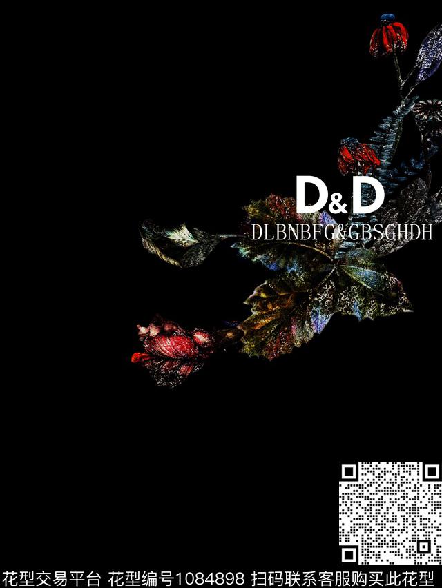热带华亿平台花卉原创数码印花华亿平台下载（图片编号: 1084898） - 瓦栏（Walan）