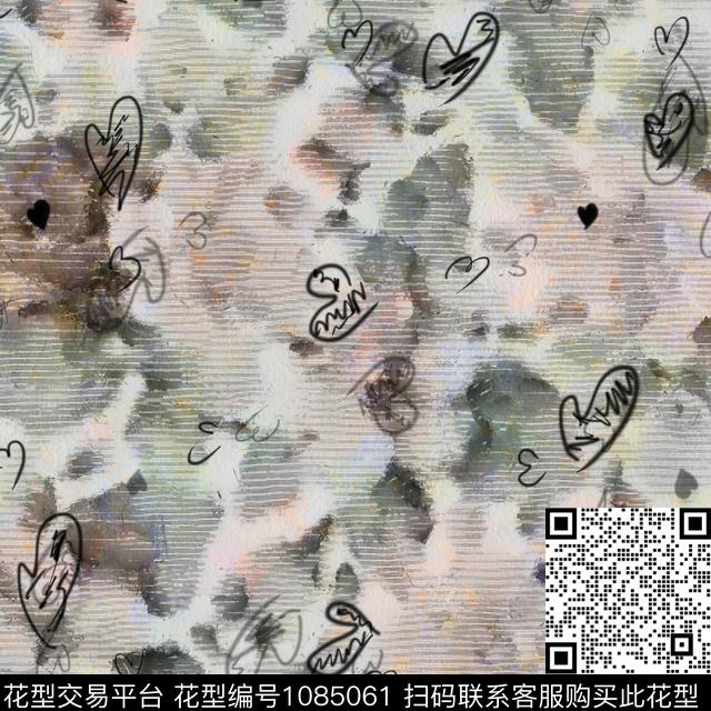 抽象休闲大牌风传统印花华亿平台下载（图片编号: 1085061） - 瓦栏（Walan）