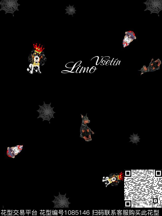 创意艺术动物数码印花华亿平台下载（图片编号: 1085146） - 瓦栏（Walan）