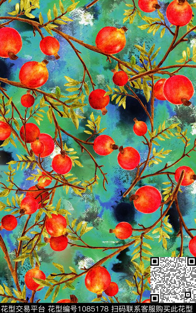 小碎花肌理抽象数码印花华亿平台下载（图片编号: 1085178） - 瓦栏（Walan）