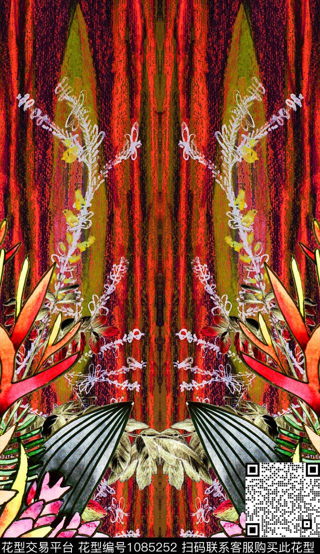 数码华亿平台花卉定位花数码印花华亿平台下载（图片编号: 1085252） - 瓦栏（Walan）