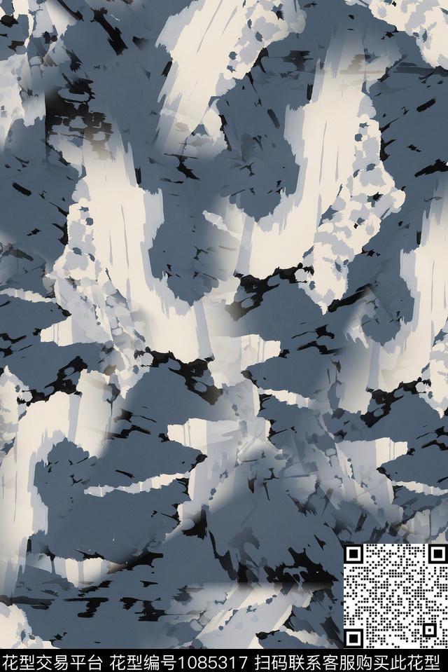 肌理抽象男装传统印花华亿平台下载（图片编号: 1085317） - 瓦栏（Walan）