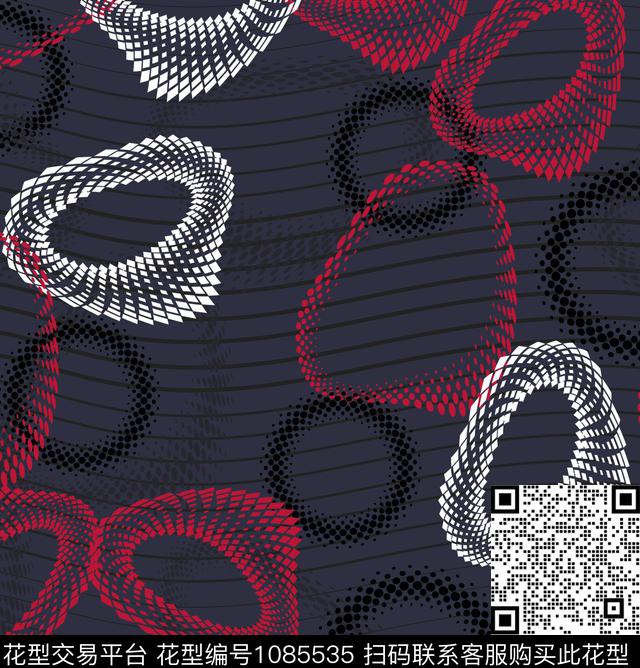 条纹抽象男装几何传统印花华亿平台下载（图片编号: 1085535） - 瓦栏（Walan）